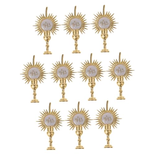 Amosfun 10 Stück Kirchendekorationen Tortenaufsatz Zur Taufe Religiöse Kuchenspieße Hochzeitstorte Topper Religionsparty Liefert Party-kuchen-topper Religiöse Ornamente Golden Legierung Amosfun 10 Stück Kirchendekorationen Tortenaufsatz Zur Taufe Religiöse Kuchenspieße Hochzeitstorte Topper Religionsparty Liefert Party-kuchen-topper Religiöse Ornamente Golden Legierung von Amosfun