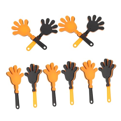 Amosfun 10 Stück Klöppel Partykrachmacher Independence Day Hand -Klapper Noisemaker Partyspielzeug Tanzen Jubel-Tools Klatschende Hände Klappers Lichter Party Noisemaker Plastik von Amosfun