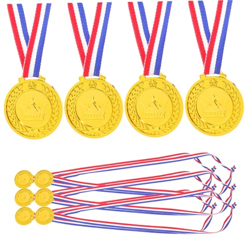 Amosfun 10 Stück Medaillen für Medaillen Preismedaille Fußballmedaillen Gold Award -Trophäe Gewinnerpreis Gold Medaille Trophäe Trophäenpreis pp Golden Amosfun 10 Stück Medaillen für Medaillen Preismedaille Fußballmedaillen Gold Award -Trophäe Gewinnerpreis Gold Medaille Trophäe Trophäenpreis pp Golden von Amosfun