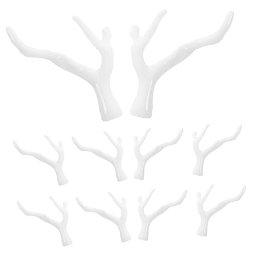Amosfun 10 Stück Nachahmung Korallendrachenhornkopfschmuck gefälschter Baumzweig Äste verzieren dekorative Pflanzenzweige Äste zum Basteln Plastikzweige Äste aus Kunststoff Acryl Weiß Amosfun 10 Stück Nachahmung Korallendrachenhornkopfschmuck gefälschter Baumzweig Äste verzieren dekorative Pflanzenzweige Äste zum Basteln Plastikzweige Äste aus Kunststoff Acryl Weiß von Amosfun