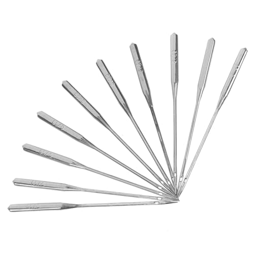 Amosfun 10 Stück Nähmaschinen-Nadelset Nähnadeln sortiert schwer Stoff Sticknadeln Nähennadelnmaschine Nähmaschinennadeln universal Nähmaschinen -Ersatznadeln Eisen Silver Amosfun 10 Stück Nähmaschinen-Nadelset Nähnadeln sortiert schwer Stoff Sticknadeln Nähennadelnmaschine Nähmaschinennadeln universal Nähmaschinen -Ersatznadeln Eisen Silver von Amosfun