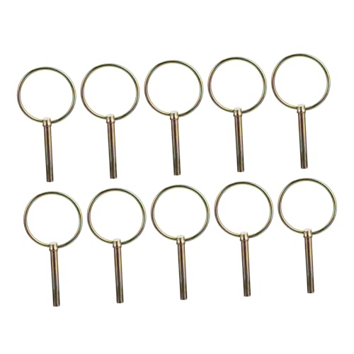 Amosfun 10 Stück Teiliges Lynch Pins mit Ring Verzinkte O sicherungsstifte aus Hochfestem Stahl Rost Korrosionsbeständig Schwere Ausführung Geeignet für Landwirtschaftliche Traktoren und Amosfun 10 Stück Teiliges Lynch Pins mit Ring Verzinkte O sicherungsstifte aus Hochfestem Stahl Rost Korrosionsbeständig Schwere Ausführung Geeignet für Landwirtschaftliche Traktoren und von Amosfun