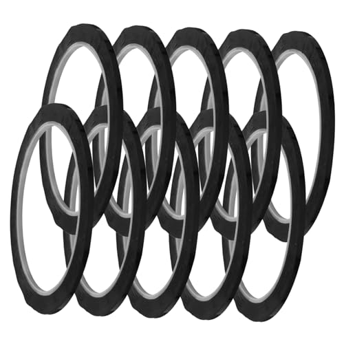 Amosfun 10 Stück Teiliges Pet-feinlinien-klebeband Selbstklebendes Reißfestes Dry Erase Board Tape für Whiteboards Diagramme Rastermarkierungen und Automotive Pinstripe Striping von Amosfun