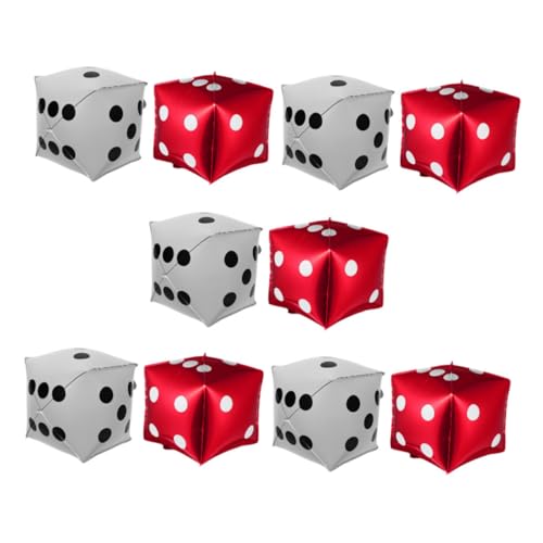 Amosfun 10 Stück Teiliges Würfel Folienballons Quadratisch Einzigartiges Würfel Design Vielseitig für Partydekoration und Spiele für und Spieleabende Auffällige Outdoor Party Deko Amosfun 10 Stück Teiliges Würfel Folienballons Quadratisch Einzigartiges Würfel Design Vielseitig für Partydekoration und Spiele für und Spieleabende Auffällige Outdoor Party Deko von Amosfun