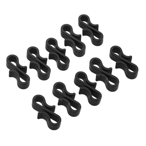 Amosfun 10 Stück wetterfeste S-förmige Doppelköpfige Weihnachtslicht-Clips für Dachrinnen, Outdoor-Weihnachtsbaumhaken, robuste Kunststoff-Hängehaken, einfache Installation für Lichterketten und Amosfun 10 Stück wetterfeste S-förmige Doppelköpfige Weihnachtslicht-Clips für Dachrinnen, Outdoor-Weihnachtsbaumhaken, robuste Kunststoff-Hängehaken, einfache Installation für Lichterketten und von Amosfun