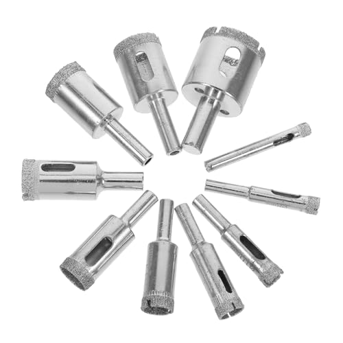 Amosfun 10 Teiliges Set Lochöffner Für Glasfliesen Bohrer Für Porzellanfliesen Präzisionsbohrer Bohrer Zum Bohren Von Fliesen Glas Schneidbohrer Mauerwerksbohrer Für Ziegel Amosfun 10 Teiliges Set Lochöffner Für Glasfliesen Bohrer Für Porzellanfliesen Präzisionsbohrer Bohrer Zum Bohren Von Fliesen Glas Schneidbohrer Mauerwerksbohrer Für Ziegel von Amosfun