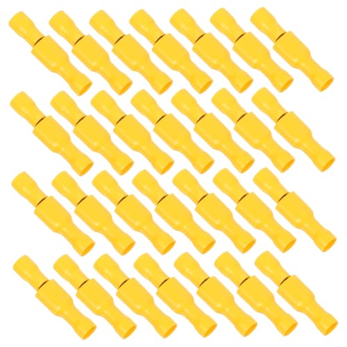Amosfun 100 Satz Isolierter Draht -Crimp -Stecker isolierte Klemmen für Automobile männlich weiblich Flachstecker selbstabisolierende Kabelschuhe Flachdrahtklemmen Gelb Amosfun 100 Satz Isolierter Draht -Crimp -Stecker isolierte Klemmen für Automobile männlich weiblich Flachstecker selbstabisolierende Kabelschuhe Flachdrahtklemmen Gelb von Amosfun