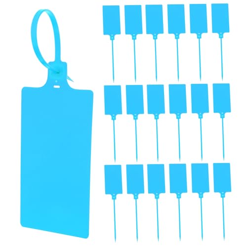 Amosfun 100 Stück Anhänger Zum Aufhängen Gepäck Etiketten Aufkleber Verpackung Kofferanhänger Etikettierungs -tags Ziehen Um Schlüssel Stichworte Versandetiketten Mit Kabel Pp Blue von Amosfun
