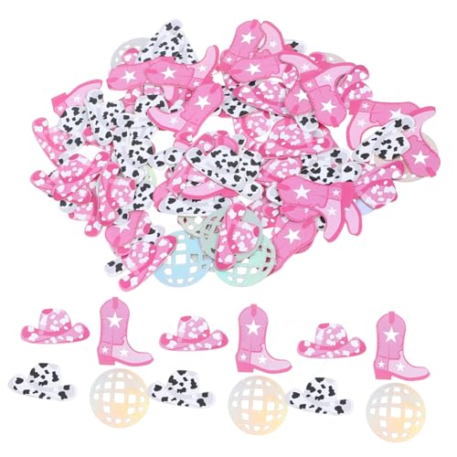 Amosfun 100 Stück Disco Ball Konfetti Glitzernde Papierdekoration für Partys Hochzeiten Geburtstagsfeiern Vielseitige Tischdeko mit Schimmernden Disco Kugeln für Festliche Anlässe von Amosfun