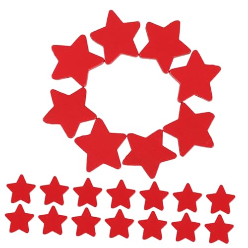 Amosfun 100 Stück Fünfzackige Holzsterne Patriotic Beads Für DIY Schmuck Und Unabhängigkeitstag Dekorationen Aus Natürlichem Holz Amosfun 100 Stück Fünfzackige Holzsterne Patriotic Beads Für DIY Schmuck Und Unabhängigkeitstag Dekorationen Aus Natürlichem Holz von Amosfun