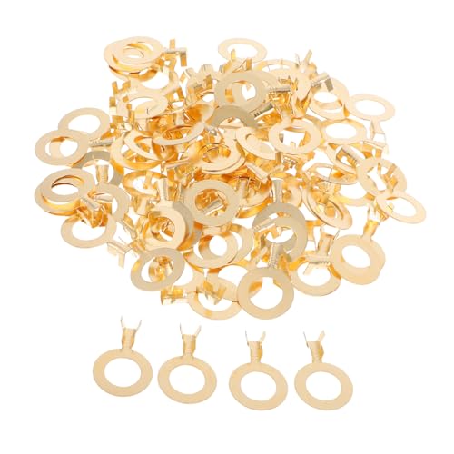 Amosfun 100 Stück Masseanschluss Kabelverbindung Drahtenden Klemmen für Elektrokabel Kabelanschluss -Kit Ringkabelschuhe Ringklemme Hochleistungsstecker Remote-Kabelanschluss Kupfer Golden Amosfun 100 Stück Masseanschluss Kabelverbindung Drahtenden Klemmen für Elektrokabel Kabelanschluss -Kit Ringkabelschuhe Ringklemme Hochleistungsstecker Remote-Kabelanschluss Kupfer Golden von Amosfun