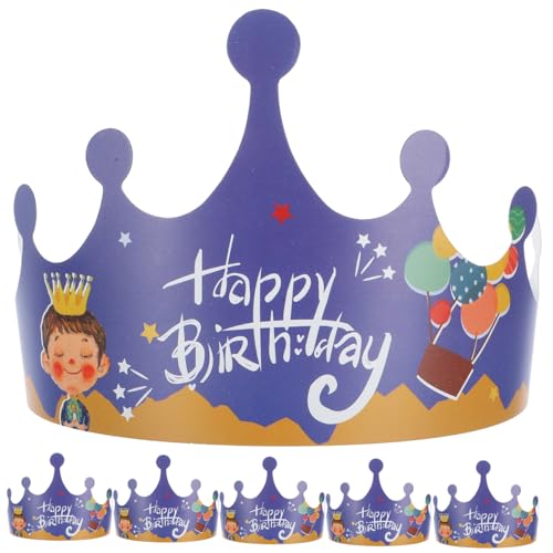Amosfun 100 Stück Papierkronen Geburtstagsfeier Hüte für Crowns Partyhüte für Jungen Kopfbedeckung für Kindergeburtstagsfeiern Amosfun 100 Stück Papierkronen Geburtstagsfeier Hüte für Crowns Partyhüte für Jungen Kopfbedeckung für Kindergeburtstagsfeiern von Amosfun