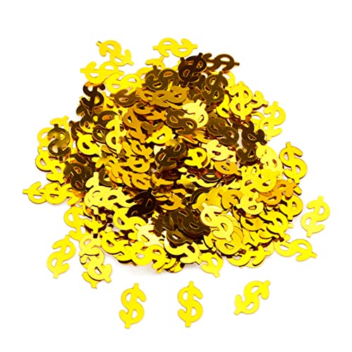 Amosfun 100St glitzerndes Konfetti weihnachts party weihnachten party balloon geschenkkärtchen plasure Festival Glitzer Tischkonfetti Neon Ballon Golddollar-Konfetti Konfetti für DIY von Amosfun