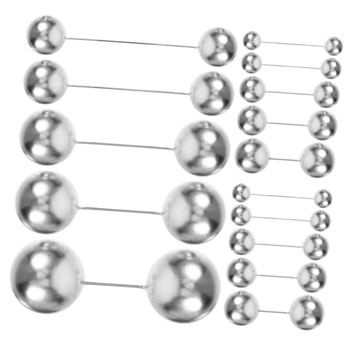 Amosfun 108st Kuchen Dekorative Kugeln Feenkuchendeckel Dosen Kuchenkugeln Kuchendekorationen Kuchen Verzieren Mini-kuchenformen Kuchendekorationszubehör Ball Silver Walzdraht Amosfun 108st Kuchen Dekorative Kugeln Feenkuchendeckel Dosen Kuchenkugeln Kuchendekorationen Kuchen Verzieren Mini-kuchenformen Kuchendekorationszubehör Ball Silver Walzdraht von Amosfun