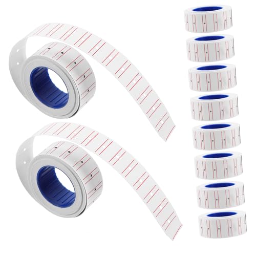 Amosfun 10Rollen Preisschilder Für Handel Preisetiketten Aufkleber Pro Rolle Für Einfache Preisgestaltung Im Supermarkt Lesbarkeit Starke Klebkraft Kompatibel Amosfun 10Rollen Preisschilder Für Handel Preisetiketten Aufkleber Pro Rolle Für Einfache Preisgestaltung Im Supermarkt Lesbarkeit Starke Klebkraft Kompatibel von Amosfun