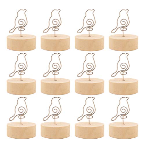 12 Stk Tischnamenhalter Fotoclips Mit Holzsockel Vogel-memo-clips Fotohalter Aus Metall Fotoständer Tisch Nummer Metallhalter Haushalt Kartenhalter Für Den Schreibtisch Büro 12 Stk Tischnamenhalter Fotoclips Mit Holzsockel Vogel-memo-clips Fotohalter Aus Metall Fotoständer Tisch Nummer Metallhalter Haushalt Kartenhalter Für Den Schreibtisch Büro von Amosfun