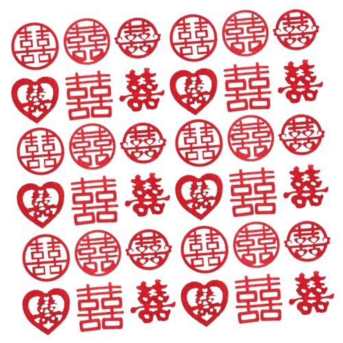 Amosfun 120 Stück Mini Dekorationen im Chinesischen Stil für Hochzeiten Handgefertigte Doppel Glückszahlen Konfetti für Tischdekoration Streudeko für Feierlichkeiten und Feste Amosfun 120 Stück Mini Dekorationen im Chinesischen Stil für Hochzeiten Handgefertigte Doppel Glückszahlen Konfetti für Tischdekoration Streudeko für Feierlichkeiten und Feste von Amosfun