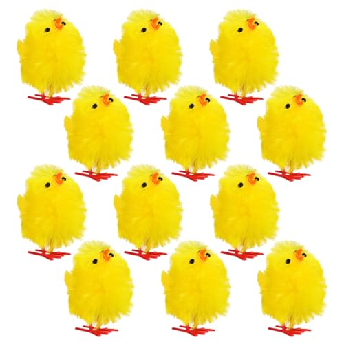 Amosfun 12St Osterdeko-Küken Wanduhr Zubehörküken Taschendekoration Hase Party Dekoration tischdeko Ostern Tischdekoration Osterkükenfiguren Chemiefaser und Kunststoff Yellow Amosfun 12St Osterdeko-Küken Wanduhr Zubehörküken Taschendekoration Hase Party Dekoration tischdeko Ostern Tischdekoration Osterkükenfiguren Chemiefaser und Kunststoff Yellow von Amosfun