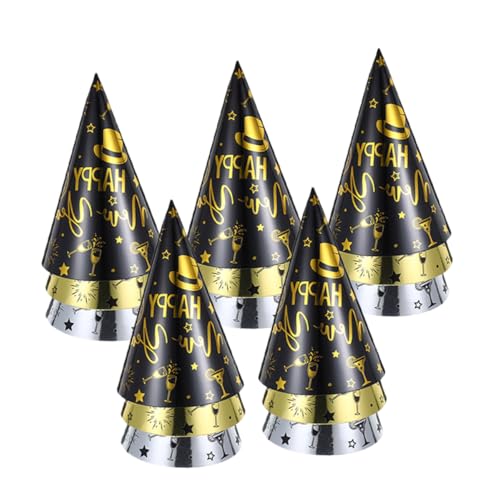 Amosfun Kegelhüte „frohes Neues Jahr“ 15 Partyhüte in Großen Mengen Bunte Papierhüte Für Rollenspiele An Silvester Amosfun Kegelhüte „frohes Neues Jahr“ 15 Partyhüte in Großen Mengen Bunte Papierhüte Für Rollenspiele An Silvester von Amosfun
