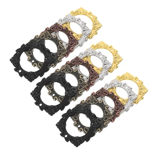 Amosfun 15 Stück Teiliges Retro Europäisches Legierungs Label Runde Vintage Metallrahmen für Schränke Vielseitige Namenskartenhalter für Büro Zuhause Robuste Dekoration Amosfun 15 Stück Teiliges Retro Europäisches Legierungs Label Runde Vintage Metallrahmen für Schränke Vielseitige Namenskartenhalter für Büro Zuhause Robuste Dekoration von Amosfun