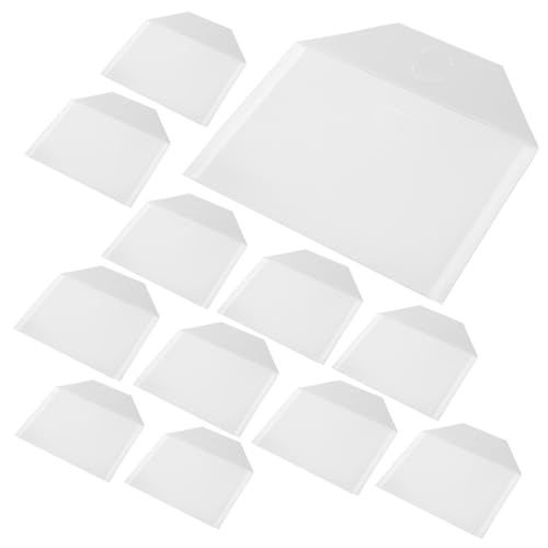 Amosfun 15Stücke Schablonenbeutel Transparente Aufbewahrungstaschen für Schablonen Vorlagen Briefmarken Karten für Scrapbooking DIY Projekte Praktisch Einfach von Amosfun