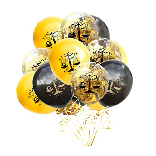 Amosfun 15st Festival-ballons Konfettiballons Zum Geburtstag Ballonbogendekoration Set Mit Buchstabenballons Heliumtank Für Luftballons Zu Hause Partyballons Dekorationen Süssigkeit Baby von Amosfun