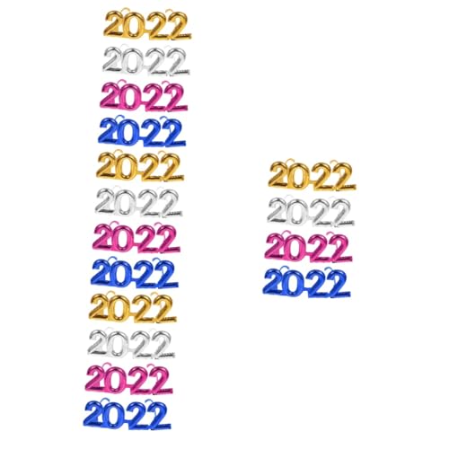 Amosfun 16 Stk 2022 Neujahrsbrille 2022 Rahmenglas Wohnkultur Abschlussbrille Blaue Partyartikel 2022 Partybrille Lustiger Augenrahmen Foto-requisitenglas Neujahrsbrillen Kleidung Geschenk von Amosfun