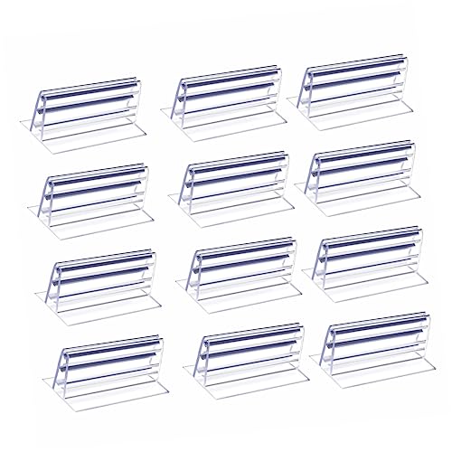 Amosfun 16 Stück Teiliges Sneeze Guard Halterungen aus Klassifizierungskarten für Supermärkte Multifunktionale Schilderständer für Restaurants und Geschäfte von Amosfun