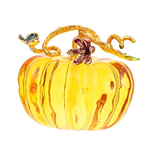 Amosfun 1Stk Kürbis aus Glaskristall wohnaccessoires glasfiguren Dekoration Herbst Halloween-Kürbis-Figur Schaum Kürbisse Obst Tischdeko aus Kristall Kristall-Kürbis-Handwerksdekor Yellow Amosfun 1Stk Kürbis aus Glaskristall wohnaccessoires glasfiguren Dekoration Herbst Halloween-Kürbis-Figur Schaum Kürbisse Obst Tischdeko aus Kristall Kristall-Kürbis-Handwerksdekor Yellow von Amosfun