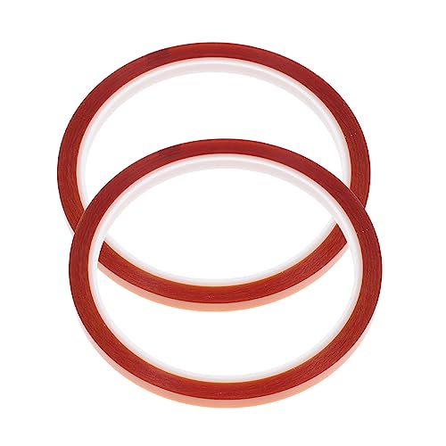 Amosfun 2 Rollen Hitzebeständiges Sublimation Klebeband Hochtemperatur Tape für Wärmeübertragung Stark Haftend für Druckprojekte Elektronik von Amosfun