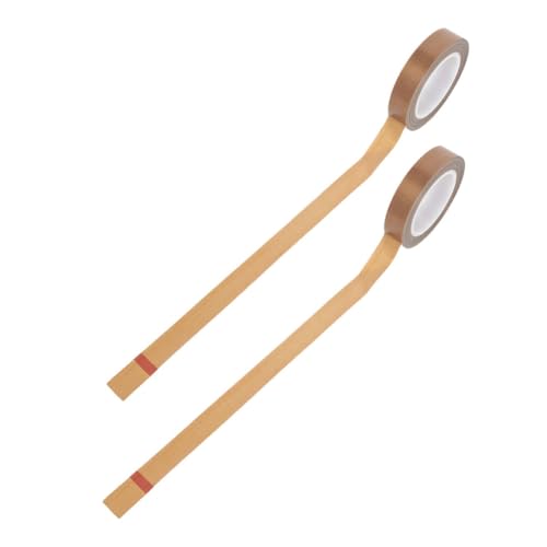 Amosfun 2 Rollen Ptfe Isolierband Hochtemperaturbeständiges Strapazierfähiges Klebeband für Hand Vakuumierer zum Abdichten und Isolieren von Kabeln und Geräten von Amosfun
