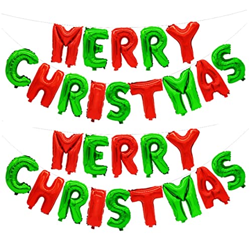 Amosfun 2 Sätze 16 weihnachtliche dekorative Luftballons Partydekorationen fröhliche weihnachtsballons merry christmas banner weihnachts party hausdekorationen für weihnachten Amosfun 2 Sätze 16 weihnachtliche dekorative Luftballons Partydekorationen fröhliche weihnachtsballons merry christmas banner weihnachts party hausdekorationen für weihnachten von Amosfun