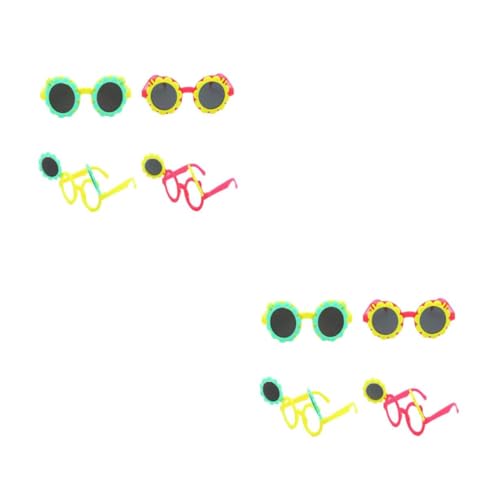Amosfun 2 Sätze Cartoon - Gläser Trendy Sonnenblumen- Für Klapper Faltbare Für Party Falten Stk 4 Stücke * 2 von Amosfun