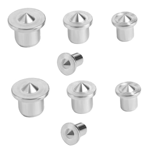 Amosfun 2 Sätze Dowel Pin Alignment Tool aus Stahl Dübelzentrierer für Möbelbau Präzise Holzdübel Markierung Sortiment für Holzarbeiten und DIY Projekte von Amosfun