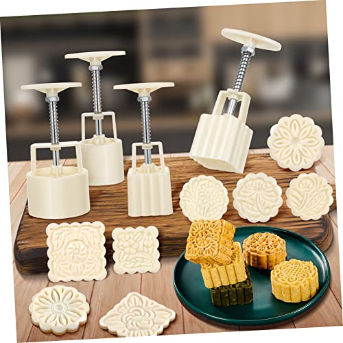 Amosfun 2 Sätze Handpress Monden für Mondkuchen Verstellbarer Backform für Diy Mondkuchen und Kekse für Mittherbstfest Formen und Stempel aus Lebensmittelechtem Amosfun 2 Sätze Handpress Monden für Mondkuchen Verstellbarer Backform für Diy Mondkuchen und Kekse für Mittherbstfest Formen und Stempel aus Lebensmittelechtem von Amosfun