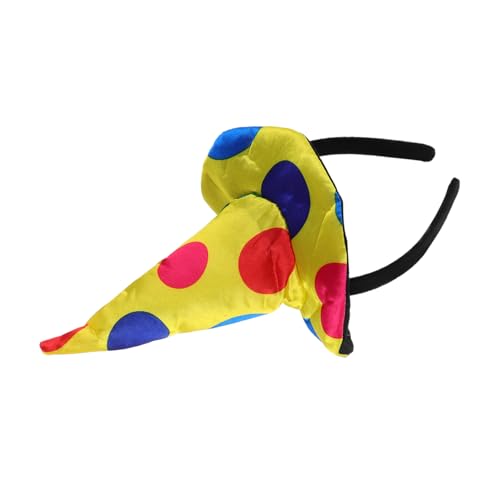 Amosfun 2 Stück Clown Kostüm Haarreifen mit Zirkuszylinder Leichte Langlebige Party-haarbänder für Erwachsene und Teens Bequemes Halloween Karneval-zubehör von Amosfun