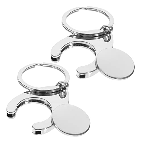 Amosfun 2 Stück Einkaufswagenchip Schlüsselanhänger Metall Schlüsselanhänger mit Einkaufswagen Token Praktischer Schlüsselring für Alltag und Dekoration Rostfrei und Langlebig Amosfun 2 Stück Einkaufswagenchip Schlüsselanhänger Metall Schlüsselanhänger mit Einkaufswagen Token Praktischer Schlüsselring für Alltag und Dekoration Rostfrei und Langlebig von Amosfun