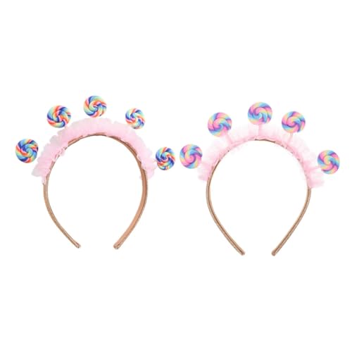 Amosfun 2 Stück Haarreif mit Bunten Lollipop Cartoon Stirnband Langlebig Verstellbar Süßes Haarschmuck für Geburtstagsfeier Karneval und Kostümparty Amosfun 2 Stück Haarreif mit Bunten Lollipop Cartoon Stirnband Langlebig Verstellbar Süßes Haarschmuck für Geburtstagsfeier Karneval und Kostümparty von Amosfun