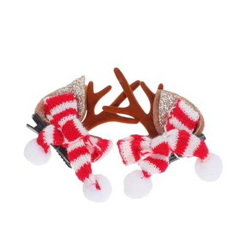 Amosfun 2 Stück Niedliche Hirschgeweih Haarclips Leichtes Farbecht Waldinspiriertes Rentier-design Komfortabel für Weihnachtsfeier und Festliche Anlässe Amosfun 2 Stück Niedliche Hirschgeweih Haarclips Leichtes Farbecht Waldinspiriertes Rentier-design Komfortabel für Weihnachtsfeier und Festliche Anlässe von Amosfun