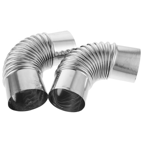 Amosfun 2 Stück Teiliges Bogen Abgasrohr für Gas Wassererhitzer Dichte Hitzebeständige Lüftungsrohrverbindung für Sichere Innenraum Entlüftung und Flexible Montage in Küchen und Bädern Amosfun 2 Stück Teiliges Bogen Abgasrohr für Gas Wassererhitzer Dichte Hitzebeständige Lüftungsrohrverbindung für Sichere Innenraum Entlüftung und Flexible Montage in Küchen und Bädern von Amosfun