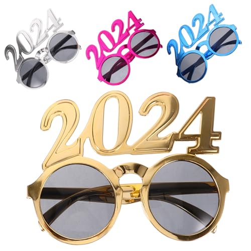 Amosfun 20 Stk 2023 Digitale Brille Spaßbrillen Des Neuen Jahres Ausgefallene Silvester-party-brille Silvester Brille 2023 Zahlenbrille Sonnenbrille Anzahl Zubehör Pc-rahmen Aus Kunststoff von Amosfun
