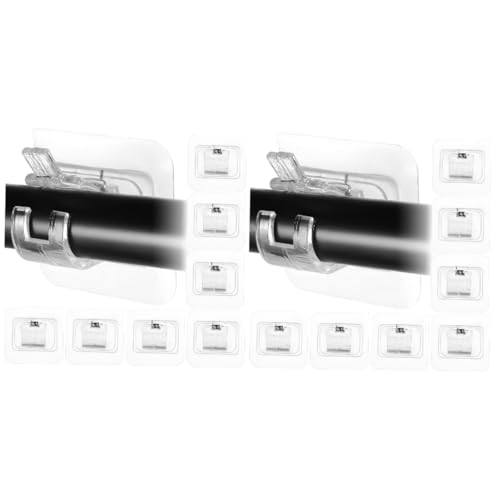 Amosfun 20 Stk selbstklebende gardinenstange gardinenstangenhalter kein bohren selbstklebender Rutenhalter Gardinenhaken gardinenstangenhalter ohne bohrer gardinenstangenhalter decke Clip Amosfun 20 Stk selbstklebende gardinenstange gardinenstangenhalter kein bohren selbstklebender Rutenhalter Gardinenhaken gardinenstangenhalter ohne bohrer gardinenstangenhalter decke Clip von Amosfun