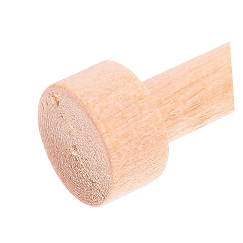Amosfun 20 Stück Teiliges Mini holzstifte aus Massivem Holz Förmigem Rundkopf für Bastel DIY projekte Unbemalt zum Bemalen Passend für Spielzeuge Möbel und Holzarbeiten von Amosfun