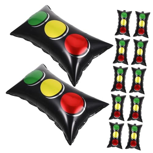 Amosfun 20 Stück Teiliges Verkehrssignal Folienballon mit Roten Gelben und Grünen Ampelmotiven Rennwagen Motto Vielseitige Geburtstagsdeko für Einfache Befüllung mit Luft oder Helium für Amosfun 20 Stück Teiliges Verkehrssignal Folienballon mit Roten Gelben und Grünen Ampelmotiven Rennwagen Motto Vielseitige Geburtstagsdeko für Einfache Befüllung mit Luft oder Helium für von Amosfun