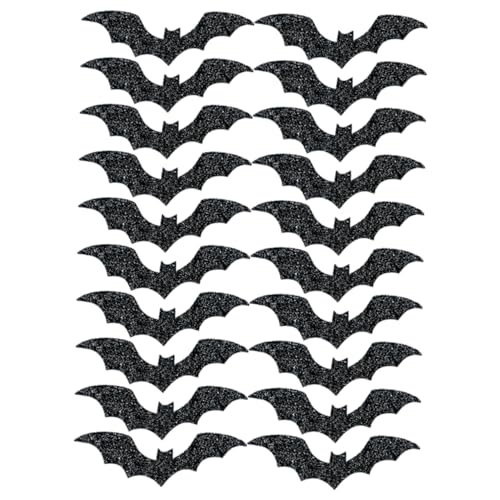 Amosfun 20 Teiliges Halloween Geschirr Zubehör Halloween Party Fledermaus Spiele Halloween Baum Fledermäuse Für Die Wanddekoration Matte Glitzer Halloween Bling Bling Amosfun 20 Teiliges Halloween Geschirr Zubehör Halloween Party Fledermaus Spiele Halloween Baum Fledermäuse Für Die Wanddekoration Matte Glitzer Halloween Bling Bling von Amosfun
