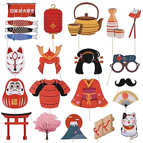 20stücke Teiliges Japanische Party Foto Requisiten Handheld DIY Kit Für Geburtstagsfeiern Shower Für Unvergessliche Erinnerungsfotos Und Kreative Deko 20stücke Teiliges Japanische Party Foto Requisiten Handheld DIY Kit Für Geburtstagsfeiern Shower Für Unvergessliche Erinnerungsfotos Und Kreative Deko von Amosfun
