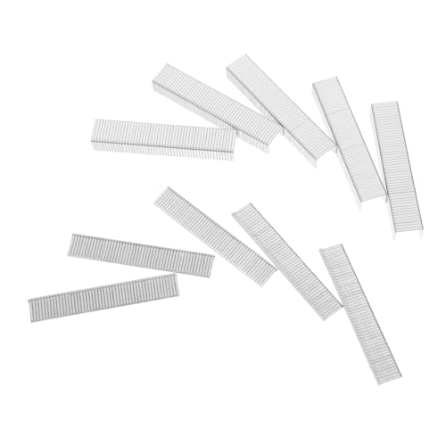 Amosfun 2000 Stück Heftklammern Standard Hefter Nägel Standardklammern Nagel fertig Home Office Supplies Mini-Heftklammern Eisen Silver von Amosfun