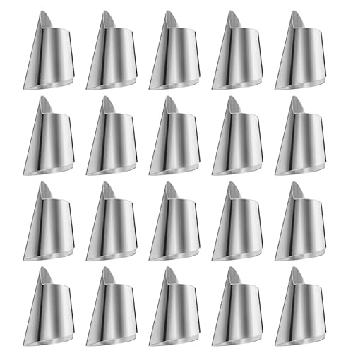 Amosfun 20Stücke Teiliges Finger Schutzset für Küchenarbeiten Finger Guard für Schneiden von Gemüse Schalen von Nüssen und Nägel Schützen Praktisch und Vielseitig Einsetzbar von Amosfun