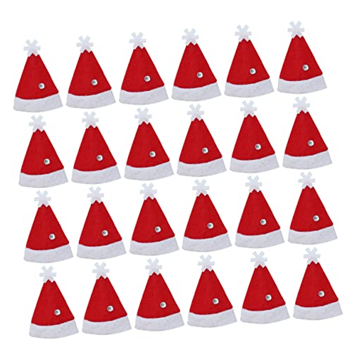 Amosfun 24 Stk. Teiliges Mini Weihnachtsmützen Mini Nikolausmützen Festliche Flaschenkappen Weihnachtsdeko für Süßigkeiten Lollipops Tischdekoration und Diy Bastelbedarf Amosfun 24 Stk. Teiliges Mini Weihnachtsmützen Mini Nikolausmützen Festliche Flaschenkappen Weihnachtsdeko für Süßigkeiten Lollipops Tischdekoration und Diy Bastelbedarf von Amosfun
