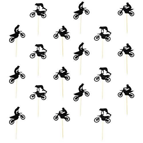 24St. Cupcake Topper Cupcake Picks Kuchen Topper Kuchendeckel Dessert Pick Food Picks Weihnachten Geburtstag Fahrrad Sport Thema Party Kuchen Dekoration Schwarz 24St. Cupcake Topper Cupcake Picks Kuchen Topper Kuchendeckel Dessert Pick Food Picks Weihnachten Geburtstag Fahrrad Sport Thema Party Kuchen Dekoration Schwarz von Amosfun
